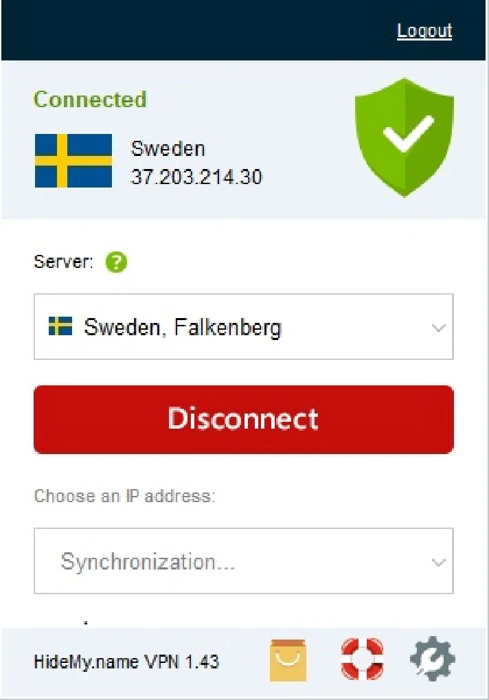 HideMy.name VPN 2 keys for 24 hours hidemyname