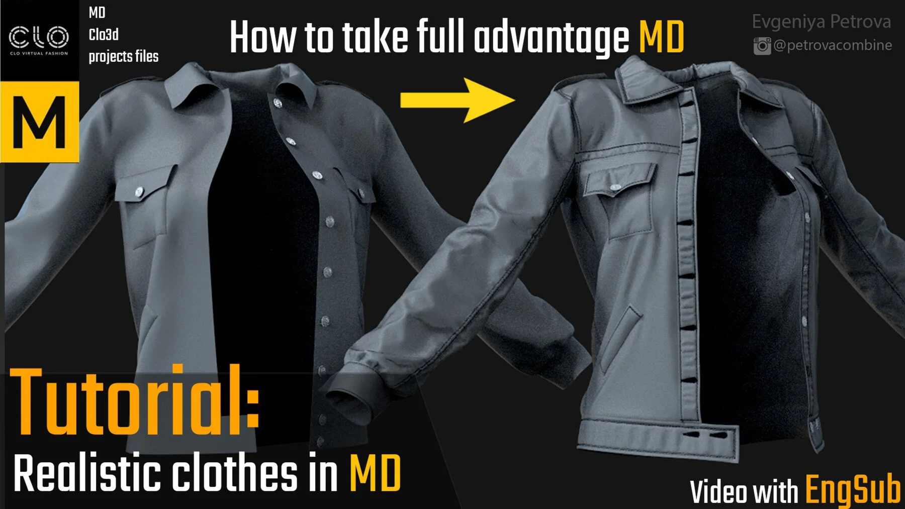 Tutorial. Realistic clothes in MD