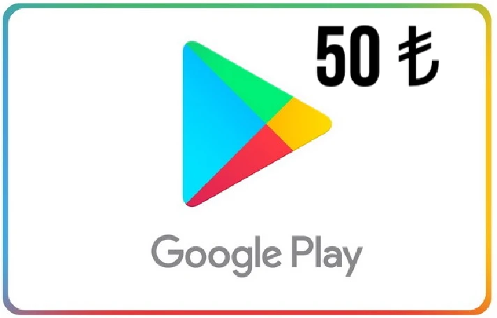 ⭐️🇹🇷Google Play 50 TL gift card (Official KEY) Turkey