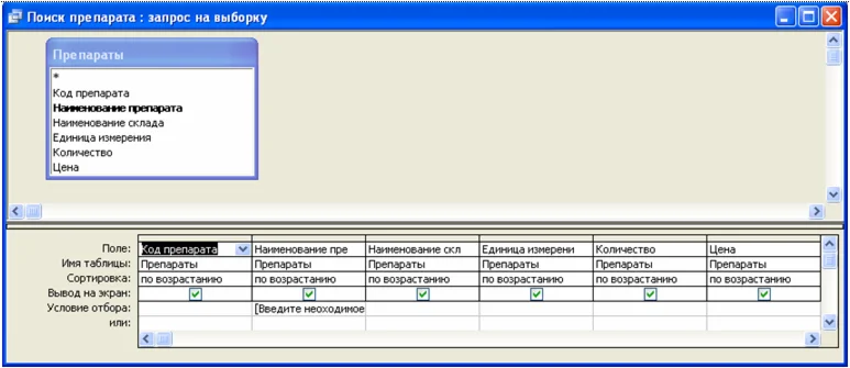База данных Аптека.mdb + текст курсовой