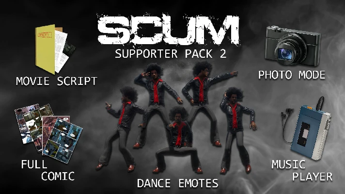 SCUM Supporter Pack 2 💎 DLC STEAM GIFT FOR RUSSIA