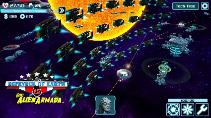 DEFENDER OF EARTH VS THE ALIEN ARMADA STEAM РОССИЯ