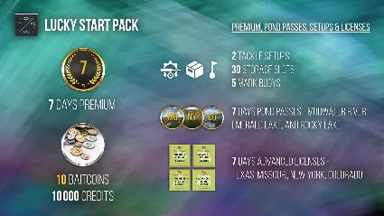 Fishing Planet: Lucky Start Pack DLC АВТОДОСТАВКА STEAM РОССИЯ