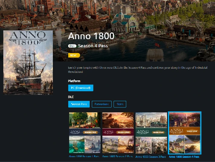 💎Anno 1800: Complete Edition + Season 4 Pass OFFLINE💎