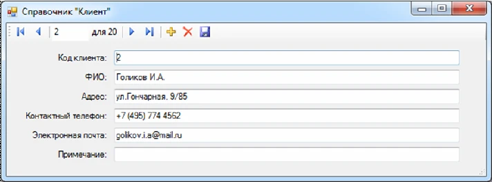 Database Sales Management C#