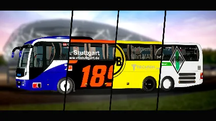 Fernbus Simulator - Fußball Mannschaftsbus Футбольный автобус АВТО STEAM РОССИЯ