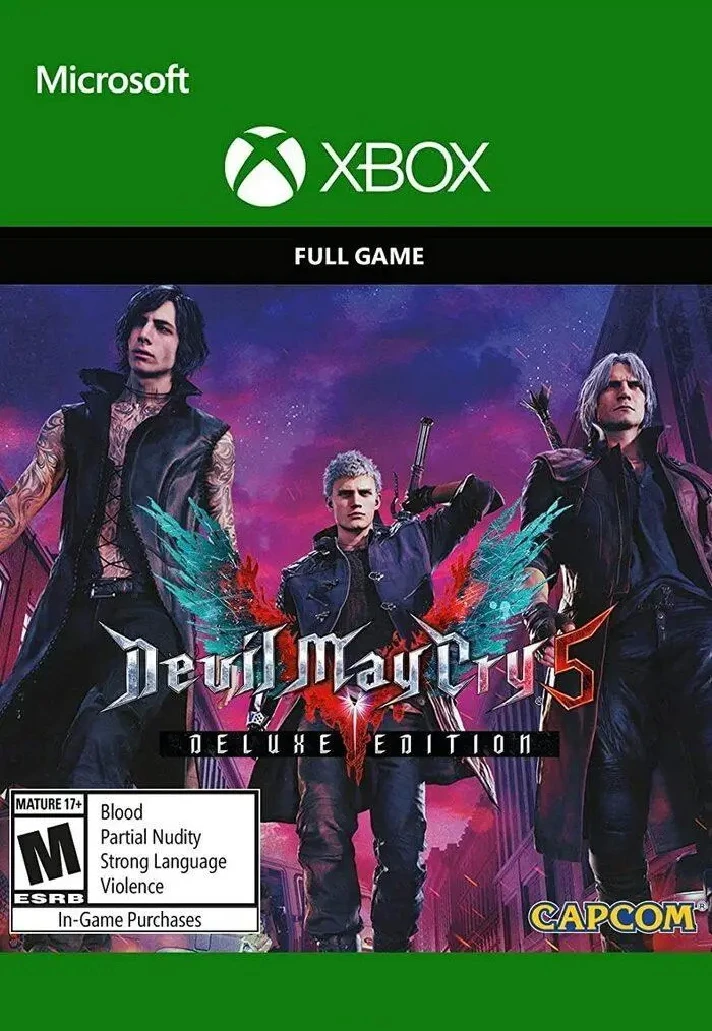 ✅ Devil May Cry 5 Deluxe + Vergil XBOX ONE X|S Key 🔑