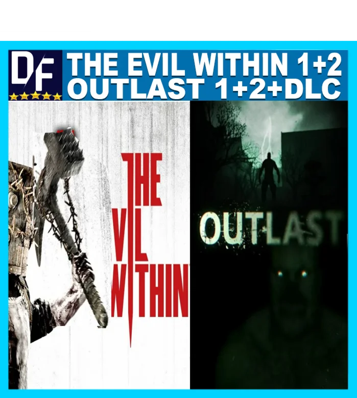 The Evil Within 1+2 + Outlast 1+2 + DLC (STEAM) Аккаунт