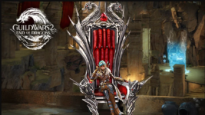 💠⭐️ Guild Wars 2: Emblazoned Dragon Throne ⭐️💠 KEY 🔑