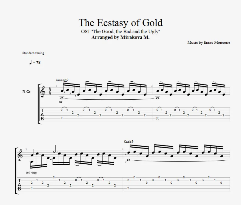The Ecstasy of Gold