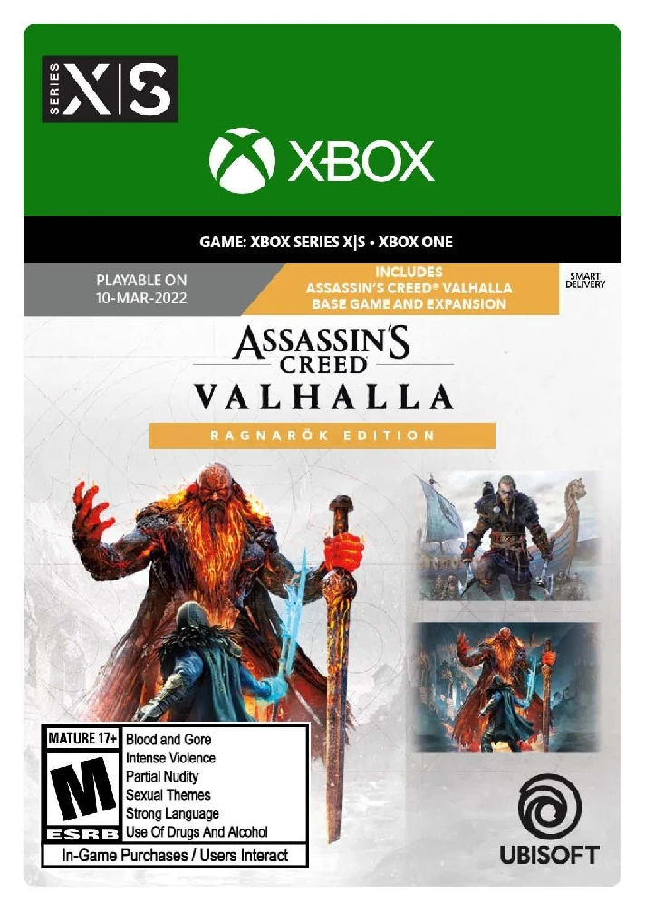 🌍Assassin´s Creed Valhalla Ragnarök Edition XBOX 🔑+🎁