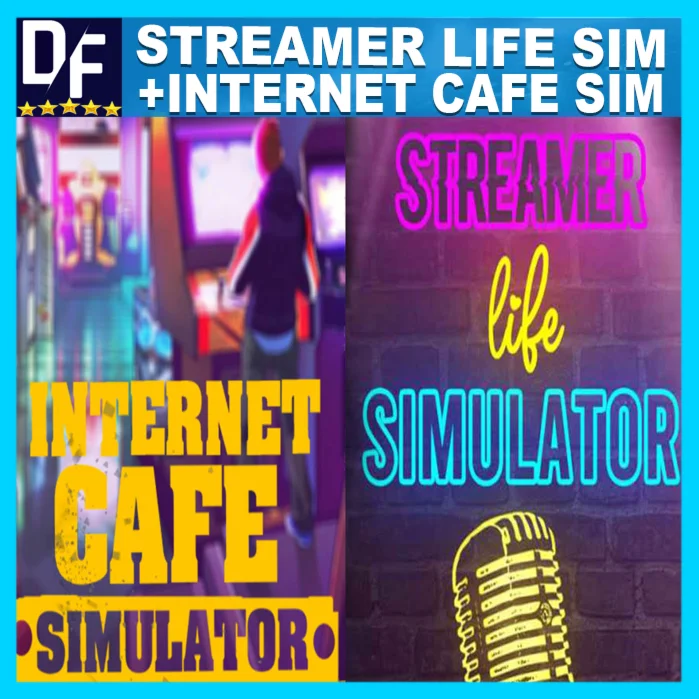 Streamer Life Simulator +Internet Cafe Simulator /STEAM