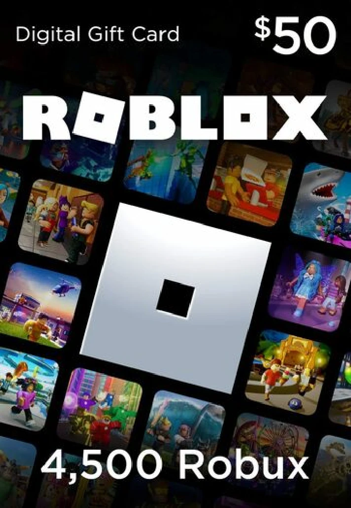 💎 Roblox Gift Card 50 $ USD 4500 Robux Key USA 💎 + 🎁