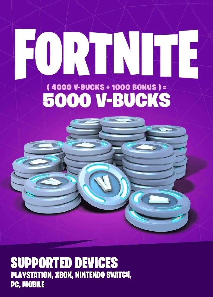 🌍 FORTNITE 1000 2800 5000 13500 V-Bucks for EPIC GAMES