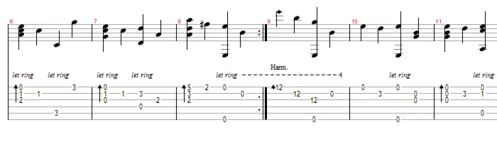 Кино - Пачка сигарет аранжировка  для одной гитары
