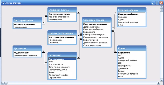 Database Insurance company.mdb