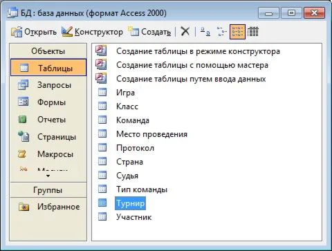 База данных Соревнования по киберспорту.mdb