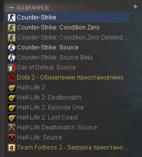 Counter-Strike 1.6;Counter-Strike: Sourse и другое