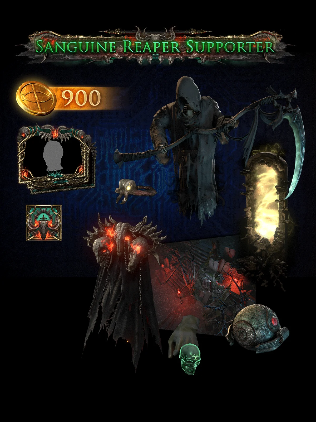 💎Path Of Exile Sanguine Reaper Supporter Pack XBOX🕯