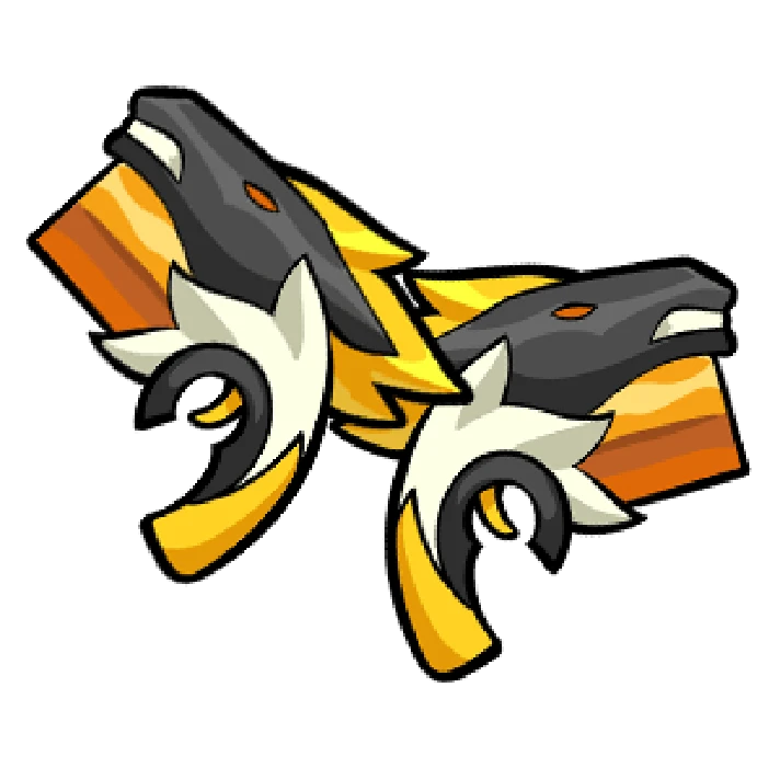 Brawlhalla. Weapon of Regal Sun, Blasters