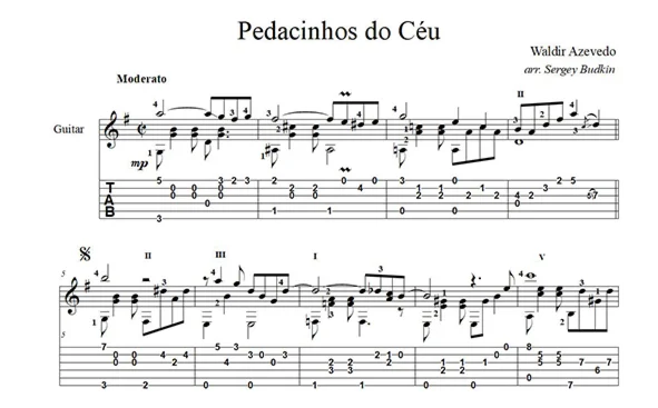 Pedacinhos do Céu (Кусочек неба) Вальдир Азеведо