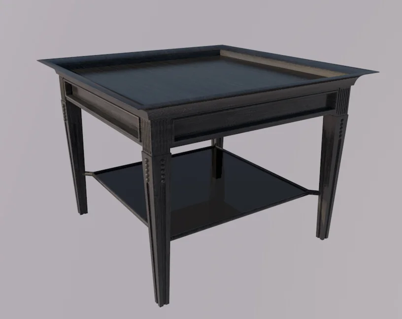 Журнальный столик 3D модель