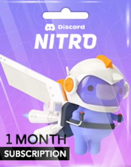 🟪 DISCORD NITRO 1 МЕСЯЦ / БАЗОВЫЙ /ПО ВСЕМУ МИРУ 🚀 🔮