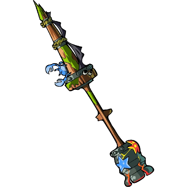 Brawlhalla. Tide Queen, Rocket Lance weapon skin