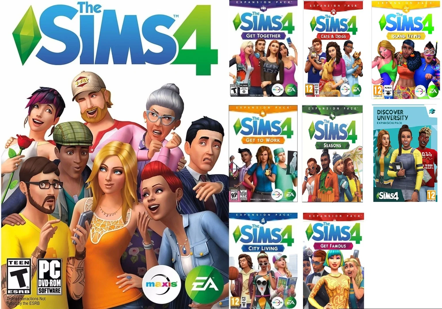 The Sims 4 + 20 дополнений (8 основные) EA App | Онлайн