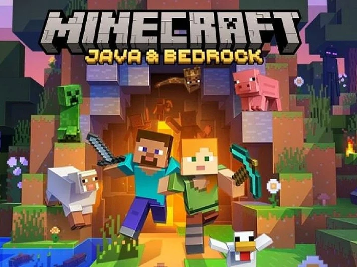 MINECRAFT: JAVA & BEDROCK EDITION WINDOWS 10/11🔑KEY