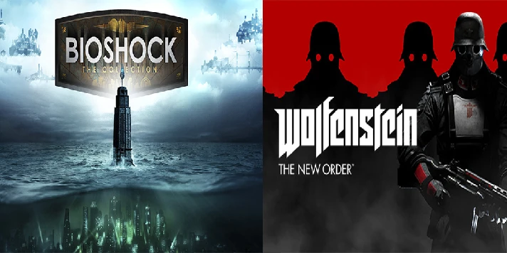 BIOSHOCK THE COLLECTION+WOLFENSTEIN EPIC GAMES ACCOUNT