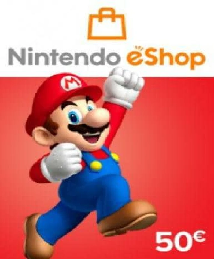 🎁 NINTENDO ESHOP PAYMENT CARD - 50 EUR [EU] | DISCOUNT