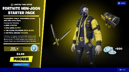 Fortnite Rogue Alias 600 V-Bucks XBOX PC КЛЮЧ 🔑