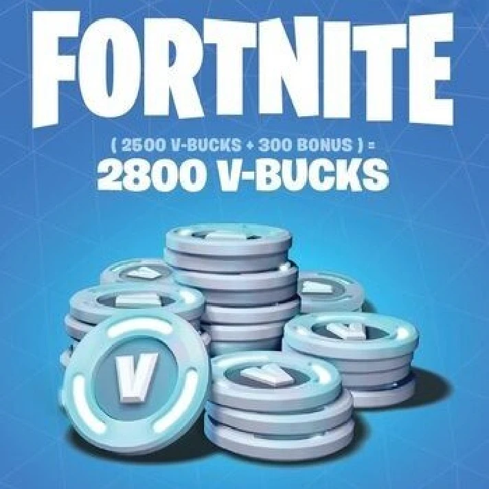 🔥FORTNITE 1000-2800-5000-13500 VBucks EPIC Global+GIFT