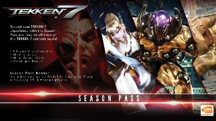Tekken 7 Season Pass АВТОДОСТАВКА DLC STEAM РОССИЯ