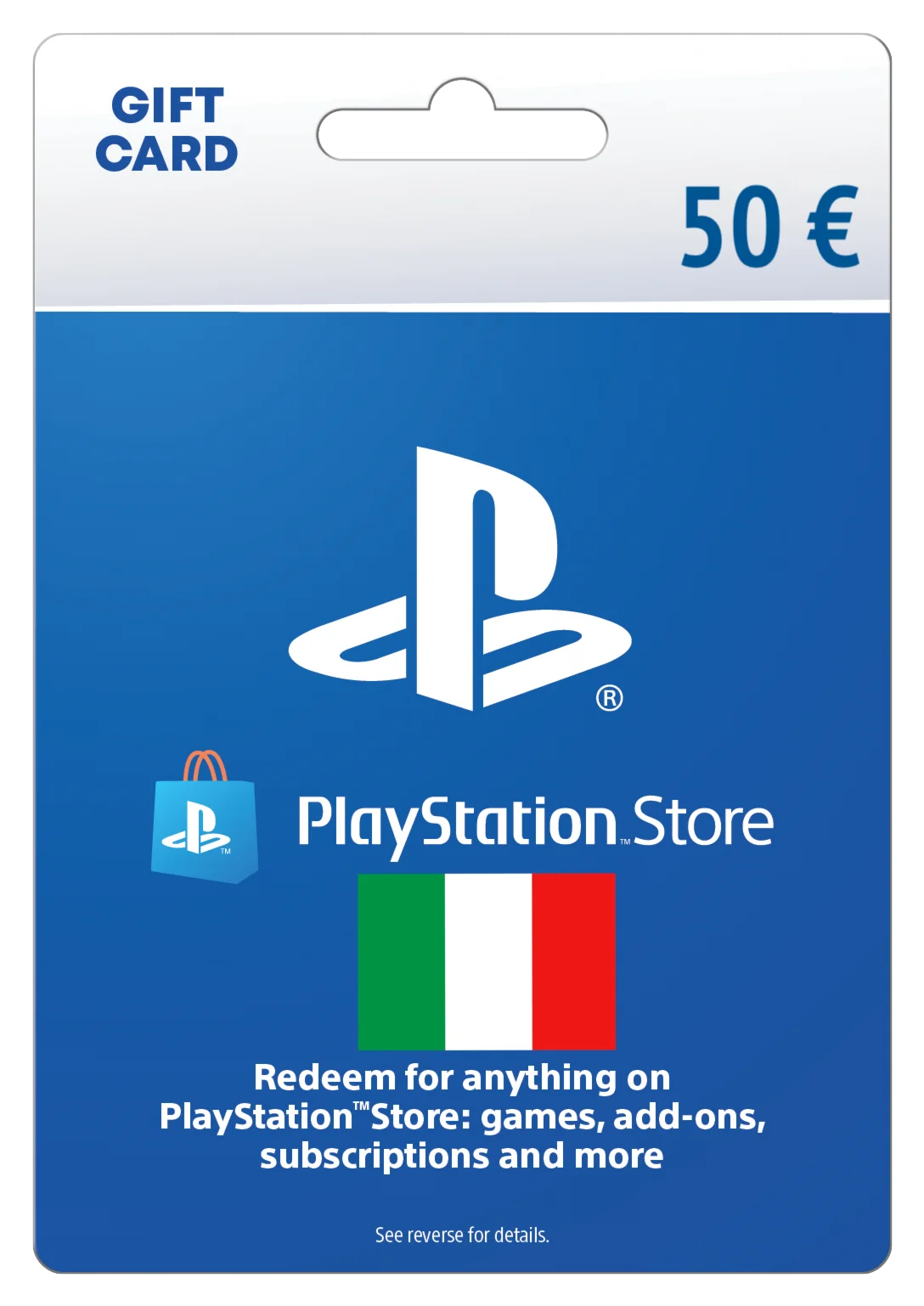 Карта пополнения 50 EURO (PlayStation Store) [IT]
