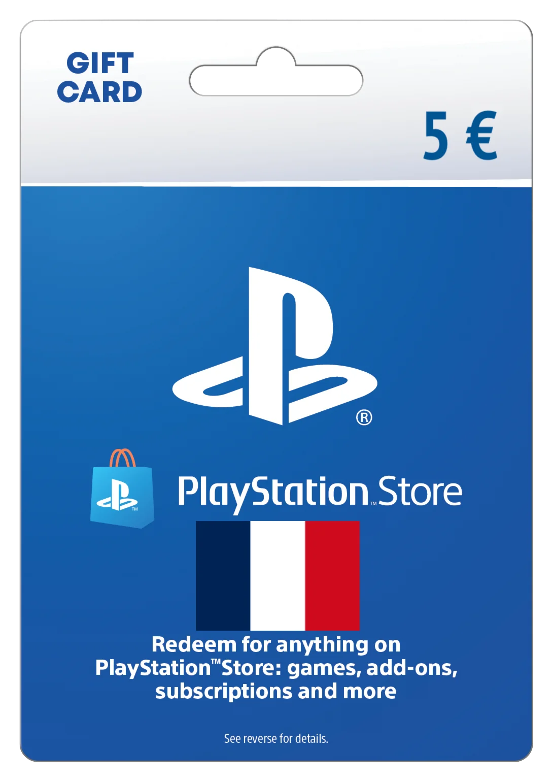 Карта пополнения 5 EURO (PlayStation Store) [FR]