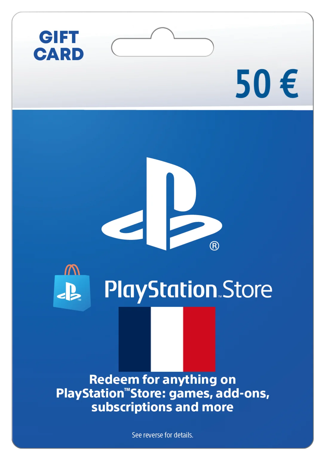 Карта пополнения 50 EURO (PlayStation Store) [FR]