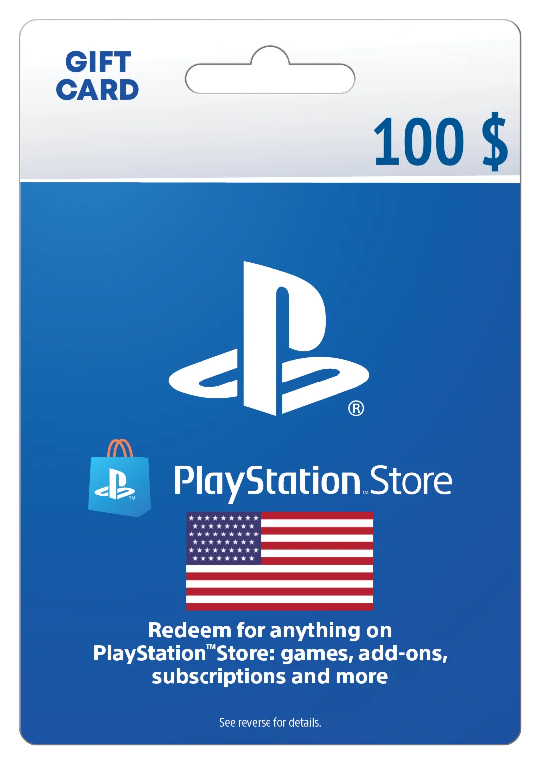 Карта пополнения 100 USD (PlayStation Store) [US]