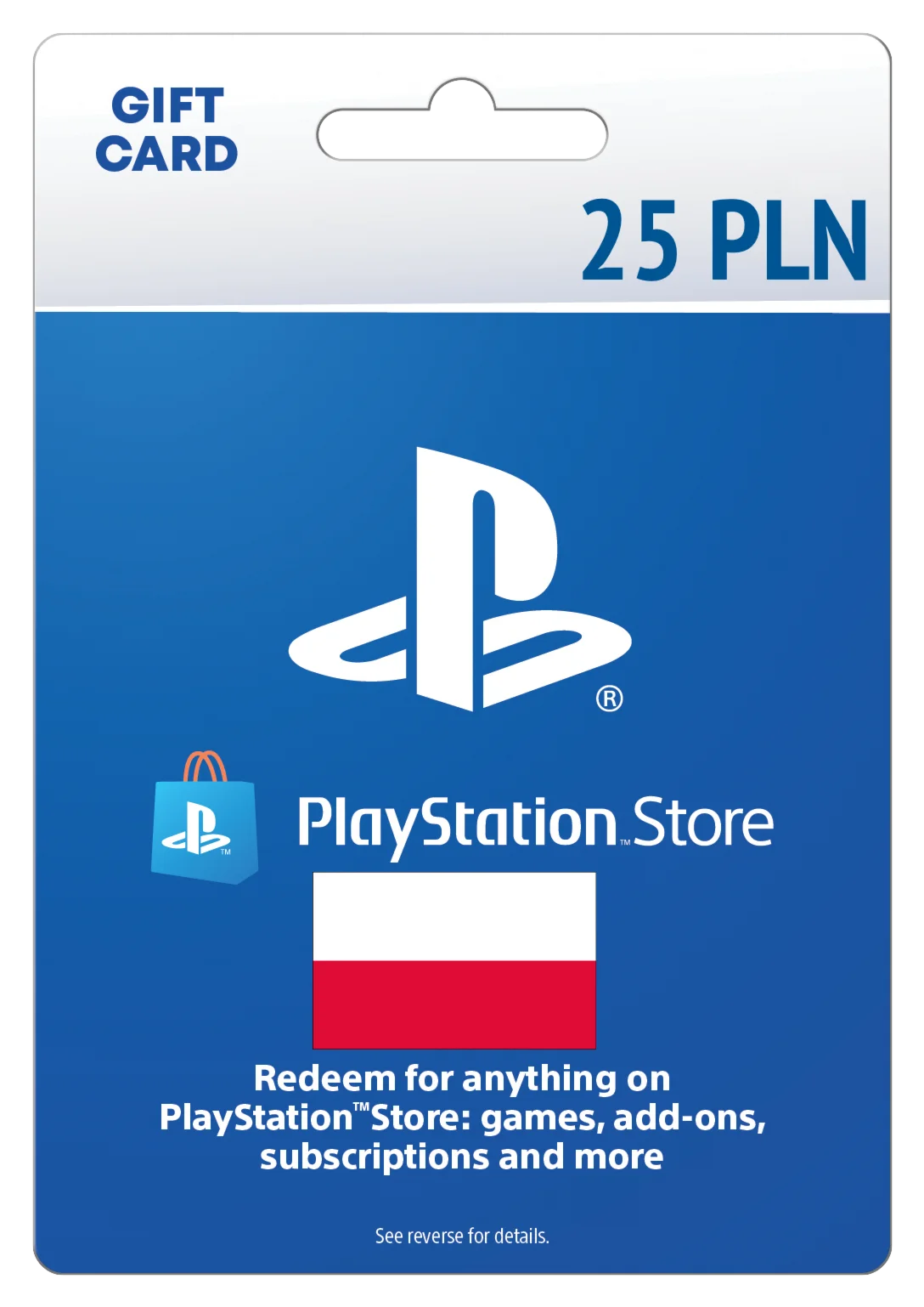 Карта пополнения 25 PLN (PLNayStation Store) [PL]