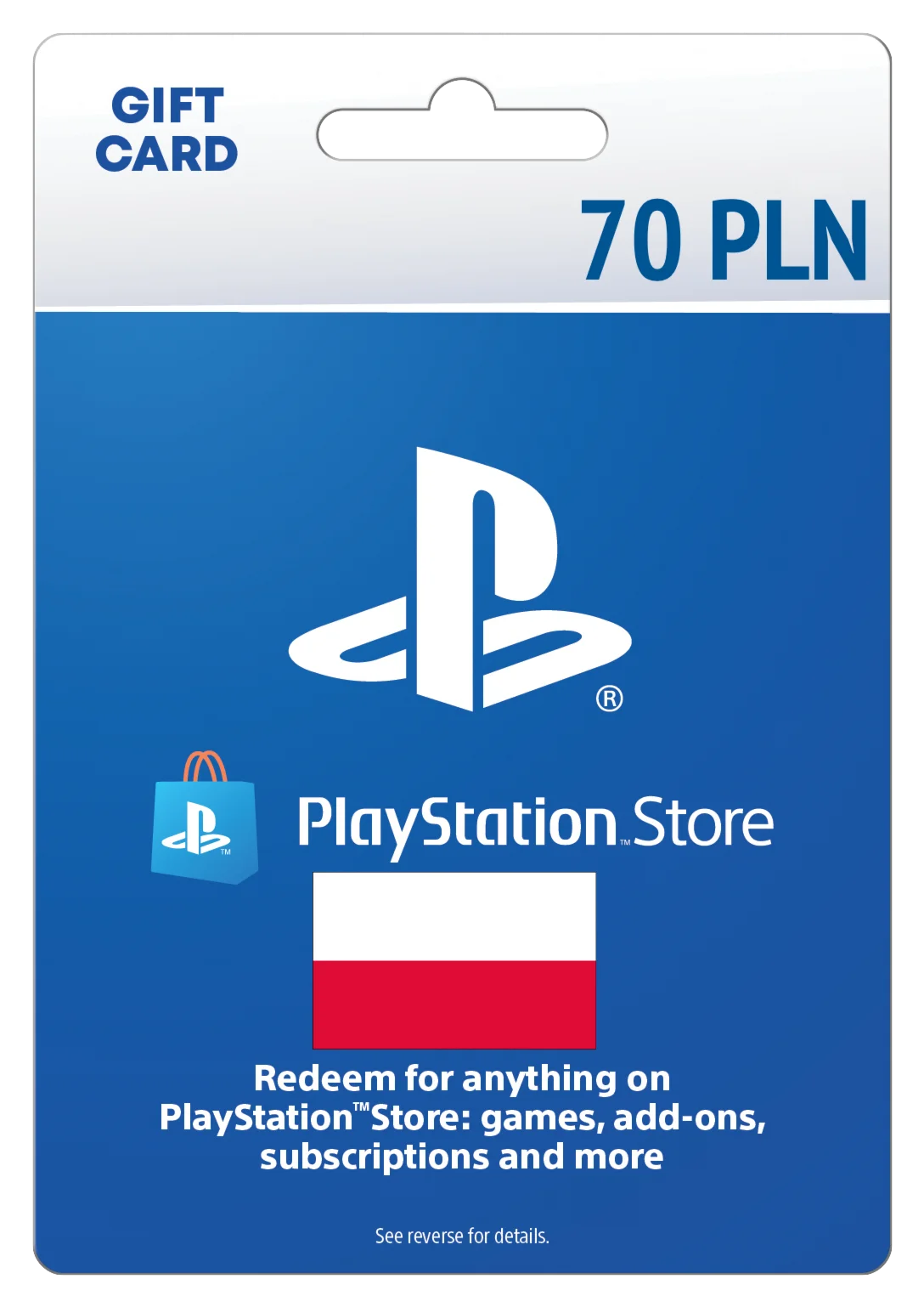 Карта пополнения 70 PLN (PLNayStation Store) [PL]