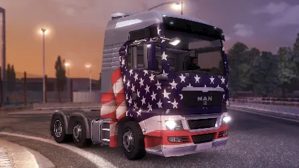 Euro Truck Simulator 2 - USA Paint Jobs Pack АВТОДОСТАВКА STEAM РОССИЯ