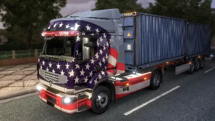 Euro Truck Simulator 2 - USA Paint Jobs Pack АВТОДОСТАВКА STEAM РОССИЯ