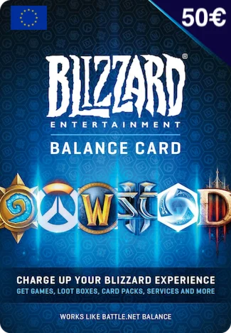 Карта пополнения Blizzard 50 EUR [EU]