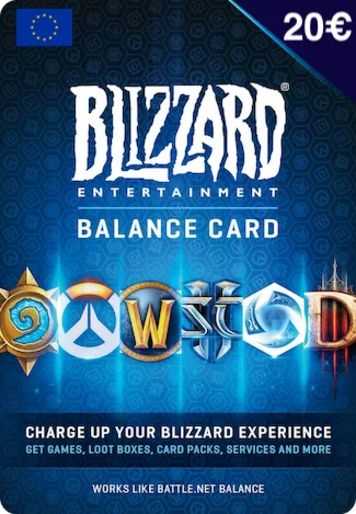 Карта пополнения Blizzard 20 EUR [EU]