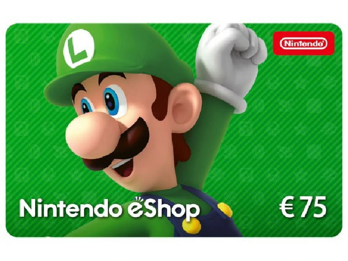 Nintendo eShop 75 Euro top-up (EU) -%