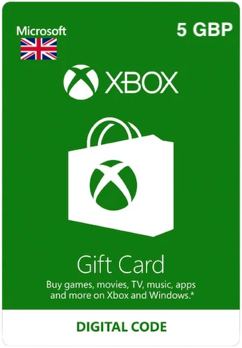 Карта пополнения Xbox Live 5 GBP [UK]
