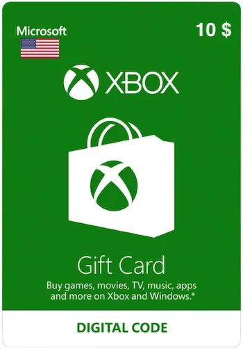 Карта пополнения Xbox Live 10 USD [US]
