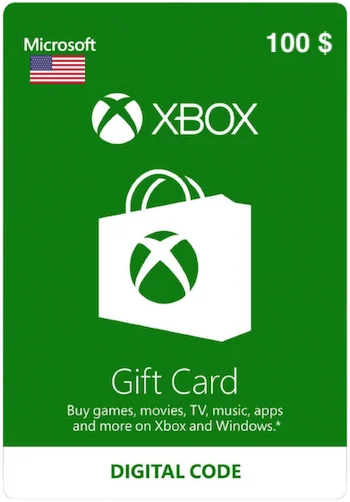 Карта пополнения Xbox Live 100 USD [US]
