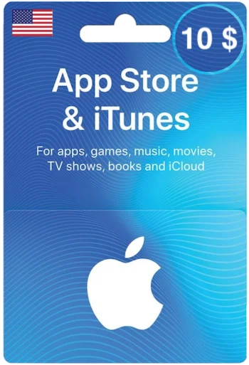 Карта пополнения iTunes/App Store 10 USD [US]